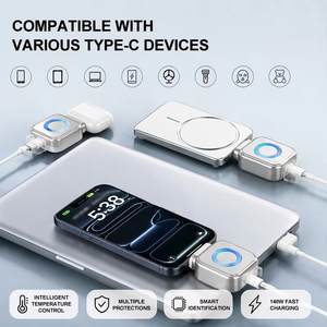 Separador de Carga Rápida X01 con Apagado Automático, Capacidad Completa, 140W, Conector USB-C/Tipo-C, Listo para Usar - Product Image 5