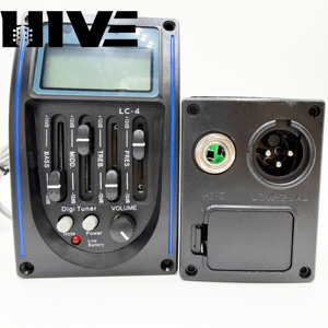 HIVE批发高灵敏度LC-4 4频段EQ均衡器电箱民谣吉他原声吉他拾音器配件 - Product Image 3