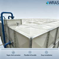 Accessoires Complets Réservoir de récupération d'eau de pluie composite résistant au sel, qualité alimentaire, marque Huili, garantie 1 an, pour chantier de construction