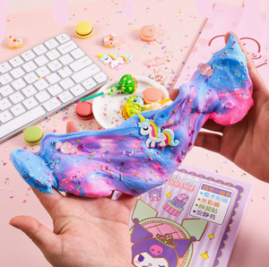 Nuevo Set de Slime de Mantequilla de Unicornio con Aroma a Helado de 200 ml – Set de Juguetes Educativos para Niños para Aliviar el Estrés y Hacer Manualidades - Product Image 4