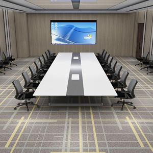 Tapis Akmin en laine et nylon tressé à la machine pour salles de réunion - Antidérapant, durable, écologique, haut de gamme, sur mesure - Product Image 2