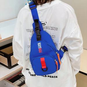 2025ใหม่กระเป๋าผ้าใบสำหรับ<span class=keywords><strong>เด็ก</strong></span>อินเทรนด์กระเป๋าคาดอกสะพายไหล่ข้างเดียวกันน้ำมีซิปสำหรับ<span class=keywords><strong>เด็ก</strong></span>ผู้ชาย<span class=keywords><strong>เด็ก</strong></span>ผู้หญิงไปโรงเรียน - Product Image 3