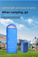 Enveloppe étanche sac de couchage adulte Portable Camping sac de couchage Camping en plein air voyage enveloppe sac de couchage