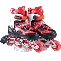 Vente en gros FLYINC DRAGON 4 Patins à roulettes en ligne réglables avec roues LED clignotantes, roulement ABEC-7, châssis en aluminium