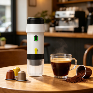 เครื่องชงกาแฟเอสเปรสโซขนาดเล็กแบบพกพา แรงดันมือกด ให้ความเข้มข้นสูง เหมาะสำหรับการตั้งแคมป์และใช้ในสำนักงาน - Product Image 2