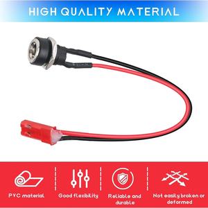 Cable Coaxial de Repuesto para Puerto de Carga de Patinete Eléctrico GOTRAX GXL V2 XR Elite XR Ultra Rival, 5.5 mm DE, 2.5 mm DI, 36V - Product Image 4