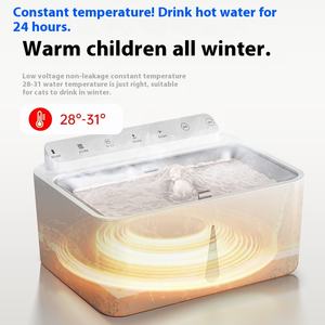 Smart Pet <span class=keywords><strong>Dog</strong></span> acqua alimentatore silenzioso circolazione automatica filtrazione temperatura costante riscaldamento fonte di ricarica-acqua per gatti - Product Image 2