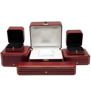 Good Quality Octagonal Bracelet Packaging Boxes Jewellery Custom Double Ring Earring Boxes Gold Foil LOGO Jewelry Case Box Set