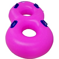 Bouée de natation en PVC Durable, Double anneau de natation gonflable en caoutchouc, flotteur de piscine
