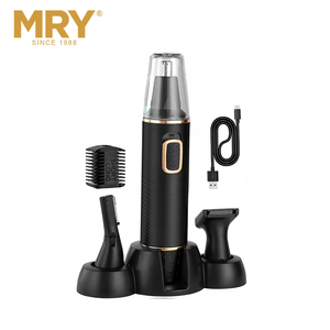 เครื่องโกนหนวด mry MINI 3 in 1แบบชาร์จไฟได้เครื่องโกนหนวดเคราเครื่องเล็มขนจมูกแบบมืออาชีพไร้สายเครื่องเล็มขนหูและจมูกสำหรับผู้ชาย - Product Image 1