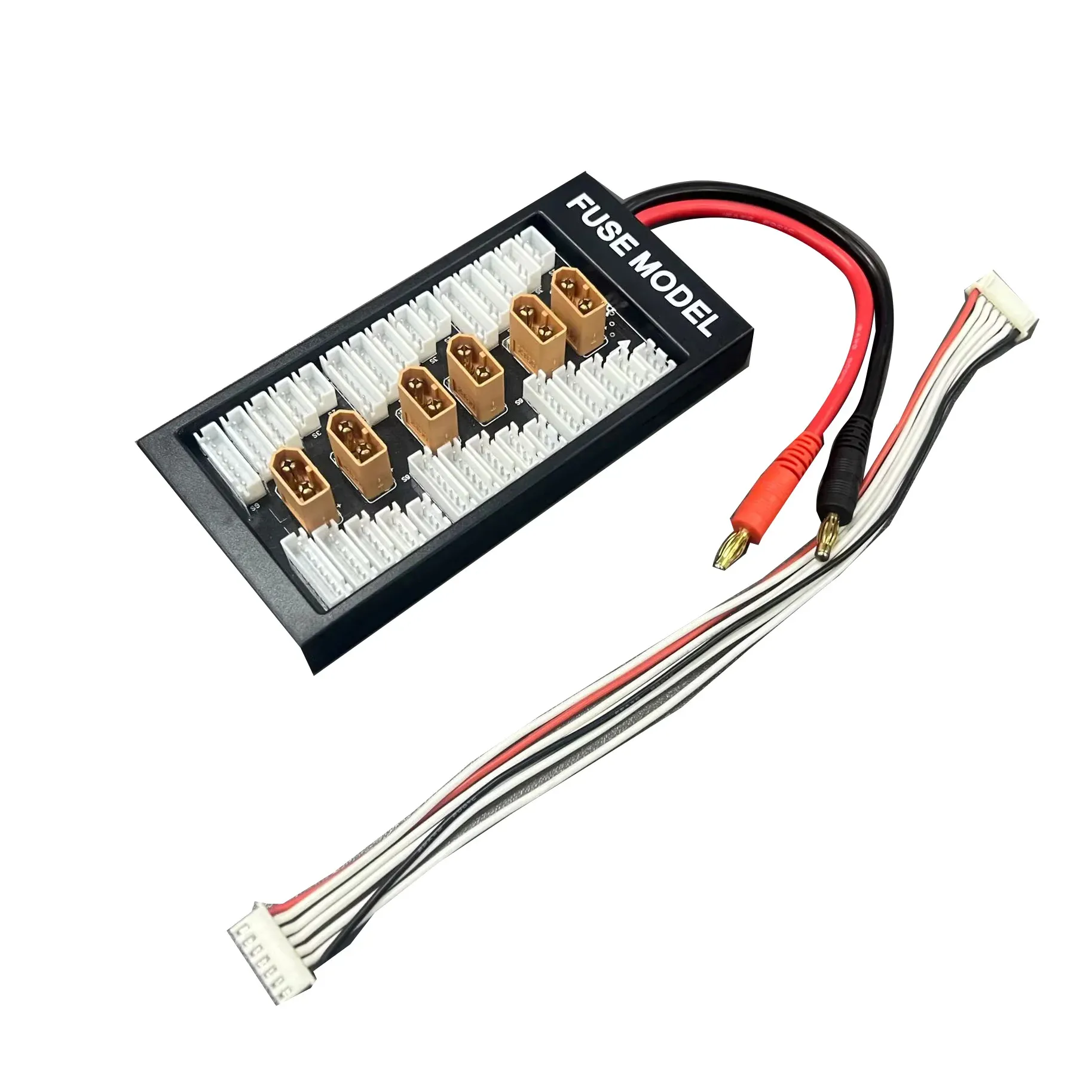 Plaque de charge équilibrée pour batterie Lipo Multi 2S-6S Carte de charge parallèle avec prise 4mm XT60 pour chargeur de batterie RC