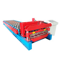 Meilleur prix, garantie de deux ans, machine de formage de rouleaux de tuiles métalliques entièrement équipée, directement de l'usine