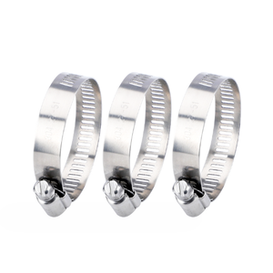 Fabbrica OEM di alta qualità tipo americano morsetti per tubo flessibile in acciaio inox 201/304/316 regolabile tipo americano tubo - Product Image 2