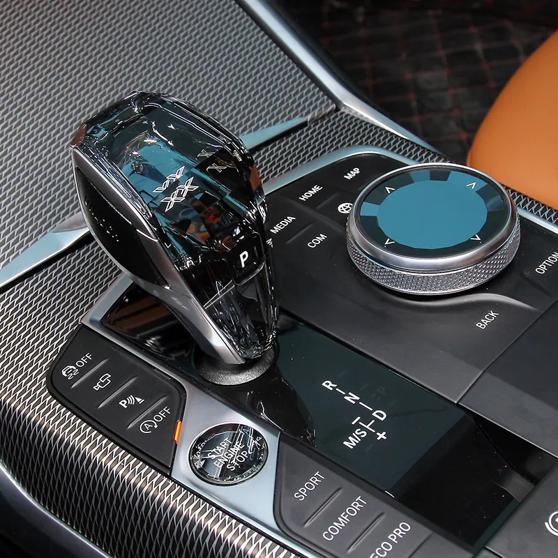 Набор из трех предметов, ручка переключения передач для BMW 3/4/5/6/7/X5/X6/X7 серии G20 G30 G05 206-2021, автомобильные аксессуары