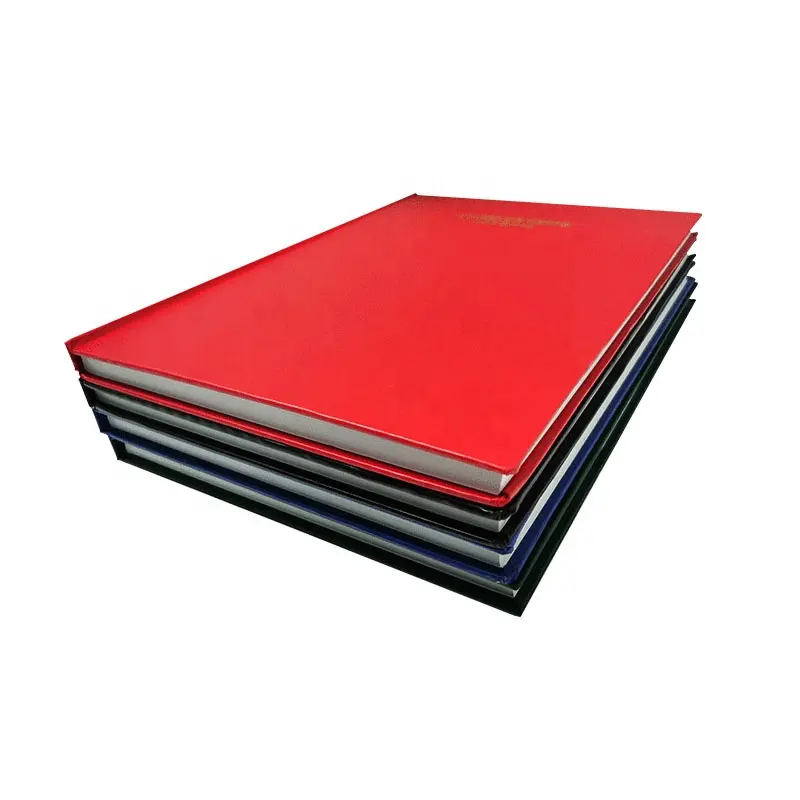 Impressão de caixa cadernos de papel de reunião de composição personalizável para presente