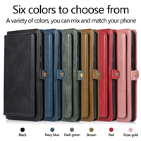 Étui pour téléphone Samsung Galaxy S26 Ultra avec recharge sans fil, porte-cartes, support, portefeuille, couverture magnétique à rabat en similicuir, compatible S25 Plus S24