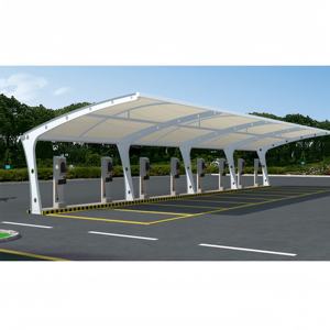 Structures Tensiles de Parking pour Voitures, Toitures en Membrane PVDF, Résidentielles, Commerciales et Industrielles, Vente en Gros, Prix Compétitifs, Direct Usine Chine - Product Image 6
