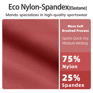 Nuovo colore in Nylon riciclato Spandex a vita alta <span class=keywords><strong>Leggings</strong></span> svasati morbidi Modulare cuciture piatte senza cuciture anteriori Flare <span class=keywords><strong>Leggings</strong></span> - Product Image 5