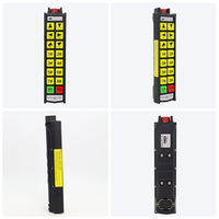 Control Remoto Inalámbrico para Grúa SF-14D de 6 Direcciones y Doble Velocidad, 8 Teclas de Función, IP67 Anti-interferencias, Parada de Emergencia, AC/DC 36V-550V
