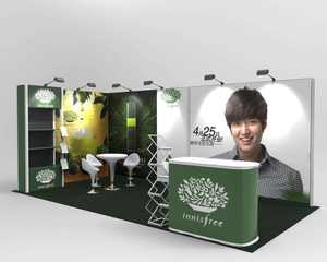 Admax บูธแสดงสินค้าอะลูมิเนียมไร้กรอบแบบเคลื่อนที่10x10 10x20ft บูธแสดงสินค้าพร้อมแบนเนอร์แบบแขวน - Product Image 5