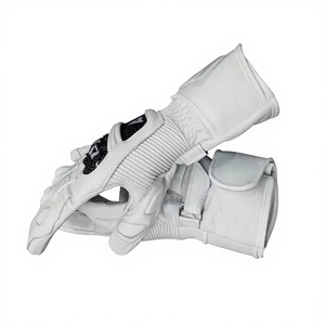 Gants de moto en cuir blanc pleine main unisexe du fabricant – Équipement de protection pour la conduite, idéal pour la vente en gros et les commandes personnalisées - Product Image 3