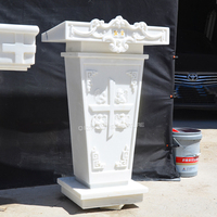 Precio de fábrica Iglesia Católica Decoración religiosa Tallada a mano Altar de mármol blanco y mesa de púlpito