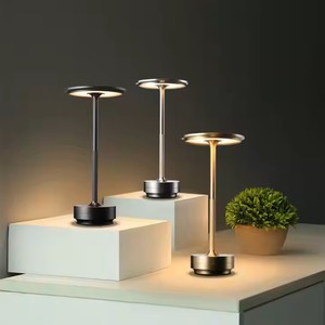 Sang trọng không dây có thể sạc lại nhôm kim loại cảm ứng LED bảng đèn trong nhà sử dụng nhà hàng khách sạn Thanh phòng khách trang trí đọc sách - Product Image 3