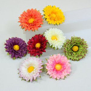 Flores Artificiales de Girasol Dongchen Crafts, Pequeñas, de Seda, Impermeables, Decoración para el Hogar, Accesorios para Bodas - Product Image 1