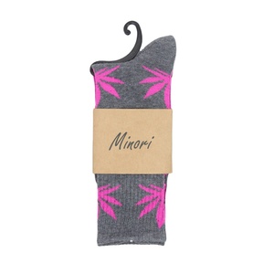 ThatsMinori Brand Factory Marijuana <strong>Socks</strong> Weed <strong>Socks</strong> Wholesale <strong>Colourful</strong> Dress Crew <strong>Socks</strong> - Product Image 5