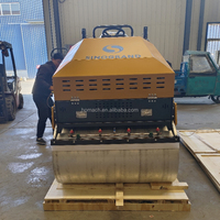 Compacteur routier vibrant diesel Kubota 1-3-5 tonnes à double tambour pour asphalte et sol - Prix usine