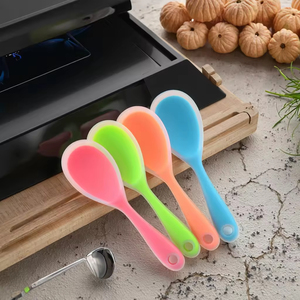 Hot Wholesale High-Temperature Resistant Non-Stick Rice Shovel Food Grade <b>Silicon</b> Spoon Kitchen Utensil - Product Image 2