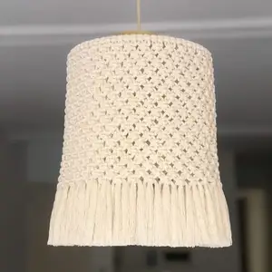 Kerajinan Macrame Kap Lampu