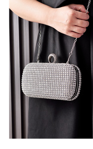 Women Clutch Handbags <strong>Glitter</strong> Purse Crystal Bridal Wedding Purse Rhinestone Party Prom Handbag Rhinestone Evening <strong>Bag</strong> - Product Image 5