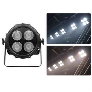 Proyector LED RGBW DMX512 a Prueba de Agua de 200W, Redondo, con 4 Ojos y Temperatura de Color de 8500K para Parques Temáticos, DJ, Fiestas y Eventos - Product Image 1