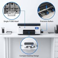 Impresora Digital A3 DTF XP600 para Personalización de Logotipos en Prendas de Vestir, Plotter de Transferencia Térmica Textil de Alta Resolución