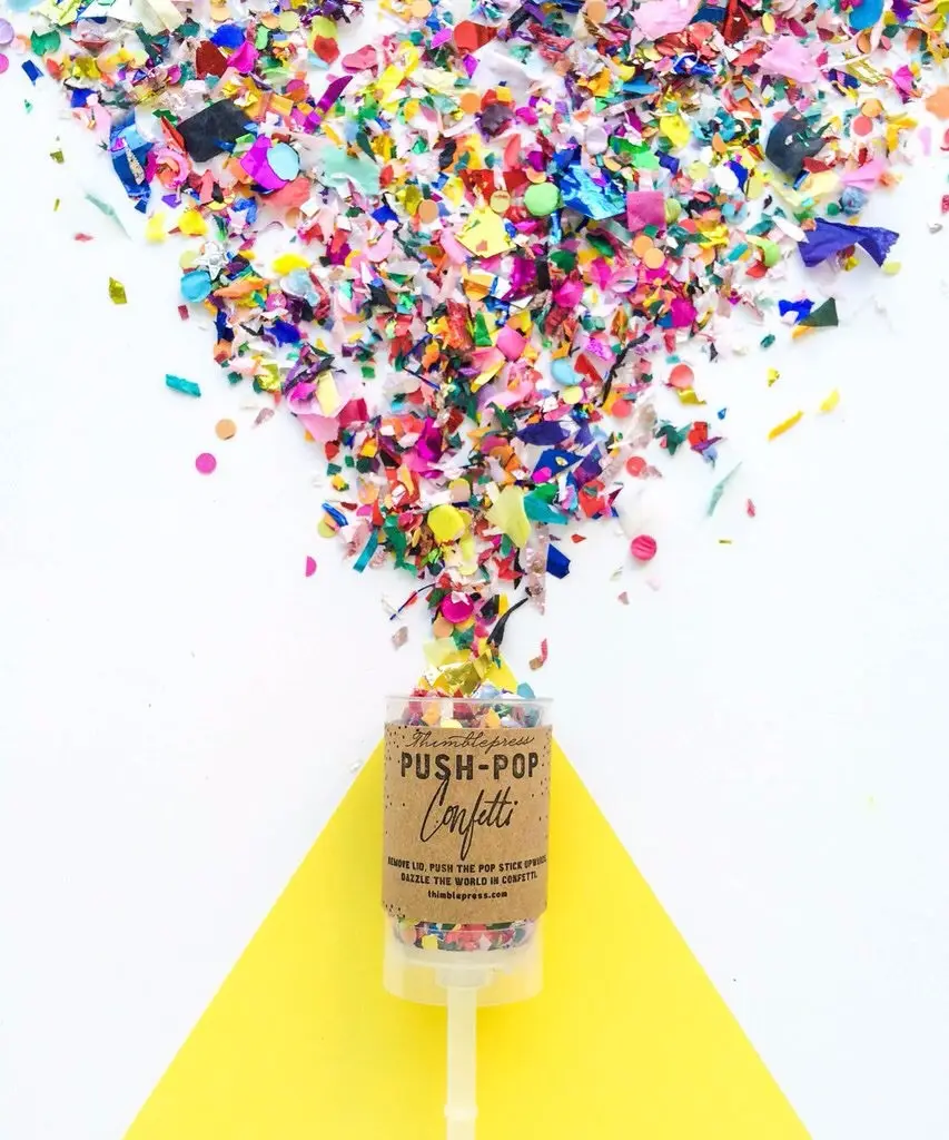 Push Pop Confetti Poppers tissue paper Wedding Popper Confetti Party Decoration