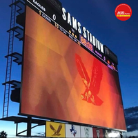 Écran LED publicitaire extérieur étanche IP65, location de panneaux grand format P3.91 pour affichage, stades, événements, scènes et signalétique