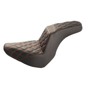 เบาะนั่งมอเตอร์ไซค์แบบสั่งทำพิเศษ รุ่น Custom World Motorcycle Step Diamond สำหรับ Softail <span class=keywords><strong>Sport</strong></span> <span class=keywords><strong>Glide</strong></span> FLSB ปี 2018-2024 สไตล์คลับ สำหรับการดัดแปลง/อัพเกรด - Product Image 3