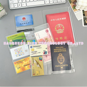 TN du lịch PVC Dây Kéo Túi/Thẻ Túi Pouch, Frosted PVC thẻ Túi/cá nhân kích thước tập tin tổ chức, nhựa Túi hộ chiếu - Product Image 4
