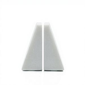 Serre-livres triangulaire en marbre massif de qualité supérieure, design élégant, pour livres et cahiers, prix attractif - Product Image 1