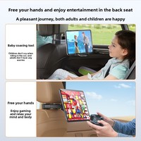Support magnétique extensible en plastique pour tablette, pour siège arrière de voiture, support dédié pour iPad, support pour téléphone