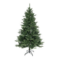 Sapin de Noël artificiel entièrement pré-éclairé avec décorations d'animaux de la forêt : renard, écureuil, lapin