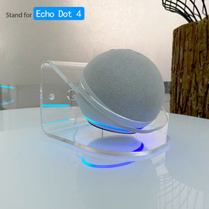 Base de Acrílico Transparente para <span class=keywords><strong>Echo</strong></span> <span class=keywords><strong>Dot</strong></span> de <span class=keywords><strong>4</strong></span>.ª Generación, Soporte de Escritorio Transparente - Product Image 5