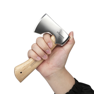 <span class=keywords><strong>Hacha</strong></span> Portátil Mini en Oferta, <span class=keywords><strong>Hacha</strong></span> Forjada <span class=keywords><strong>de</strong></span> Acero con Alto Contenido <span class=keywords><strong>de</strong></span> Carbono, <span class=keywords><strong>Mango</strong></span> <span class=keywords><strong>de</strong></span> <span class=keywords><strong>Madera</strong></span> Natural, 470g, <span class=keywords><strong>para</strong></span> Campismo, Senderismo, Supervivencia al Aire Libre - Product Image 6