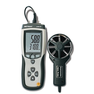 Anemómetro Termoeléctrico Metravi AVM-09 CFM CMM con Manómetro Integrado, Resolución de 0.01m/s, Rango de Temperatura de 0~50, Material de PVC, 0.40 M/s AVM- - Product Image 4