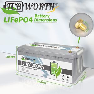 Baterai penyimpanan energi surya LiFePO4 siklus dalam kustom BMS LFP 12.8v <span class=keywords><strong>Lithium</strong></span> besi fosfat 100Ah 120Ah 135Ah 200Ah 300Ah