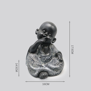 Estatua de Buda de bebé, Buda de bebé de poliresina, decoración de Mesa para el hogar - Product Image 2