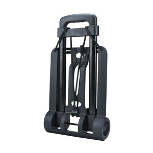 Precio barato, carro plano plegable, carro de compras plegable de metal móvil de almacén, camión de empuje manual grande de dos ruedas - Product Image 3