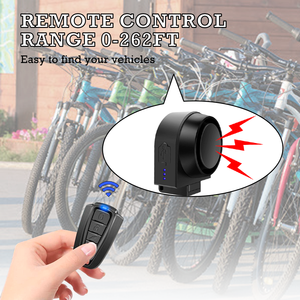 Không dây từ xa Xe Đạp báo động 115dB siêu lớn xe đạp rung cảm biến chuyển động còi báo động chống trộm hệ thống an ninh - Product Image 3