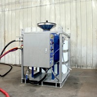 Machine de sablage humide pour la décapage de la rouille et la décapage de la peinture sur les structures en acier de navires et les véhicules automobiles